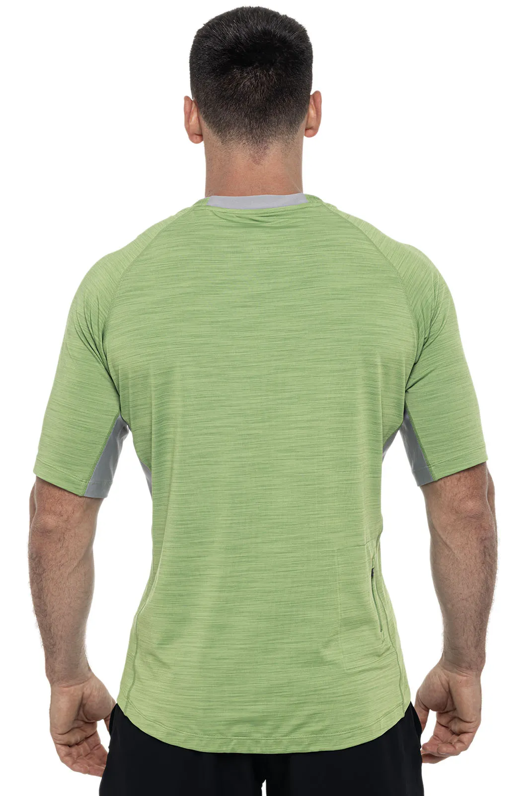 Men's Ultimate Short Sleeve Rash Guard  |  Soft Fern Line
