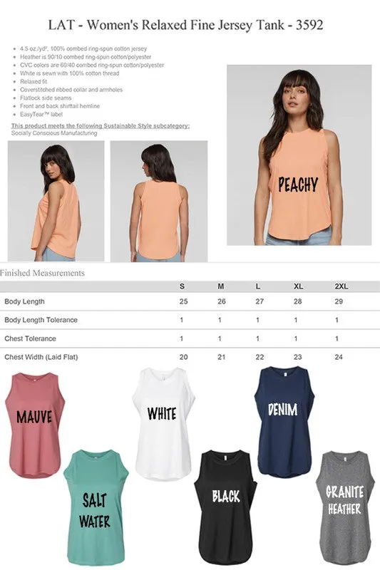 Mother's Day Mom Script Leopard Heart Tank Top
