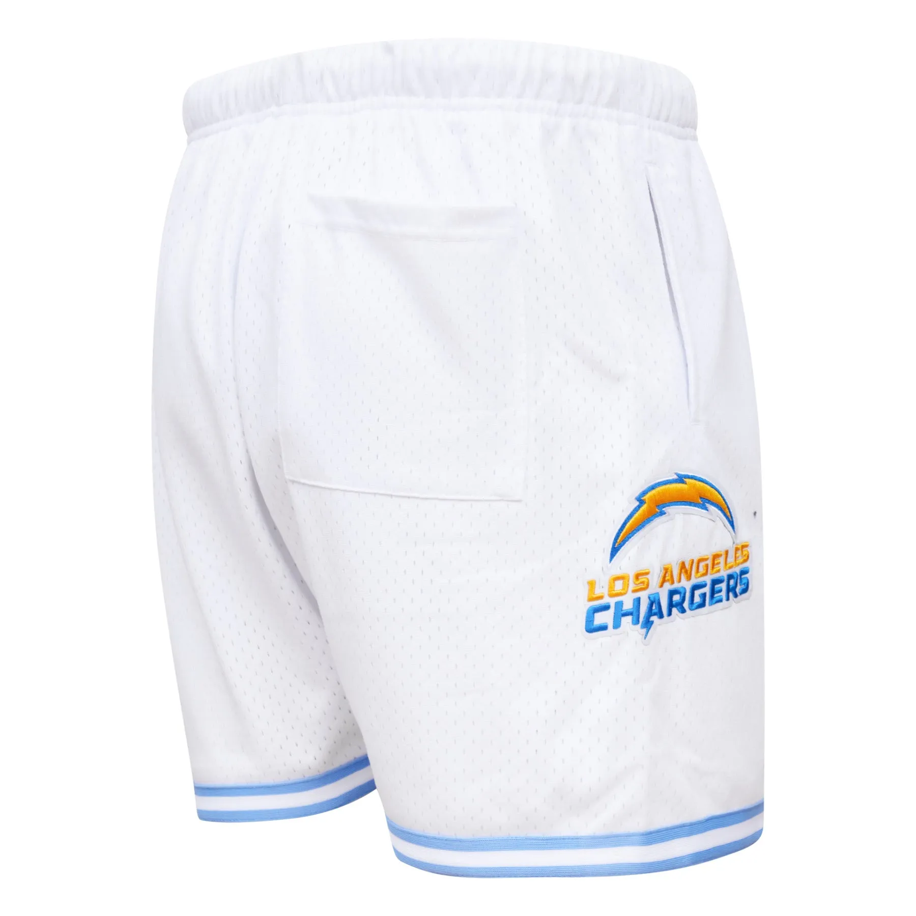NFL LOS ANGELES ARGERS MEN'S MESH SHORT (WHITE / UNIVERSITY BLUE)