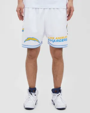 NFL LOS ANGELES ARGERS MEN'S MESH SHORT (WHITE / UNIVERSITY BLUE)