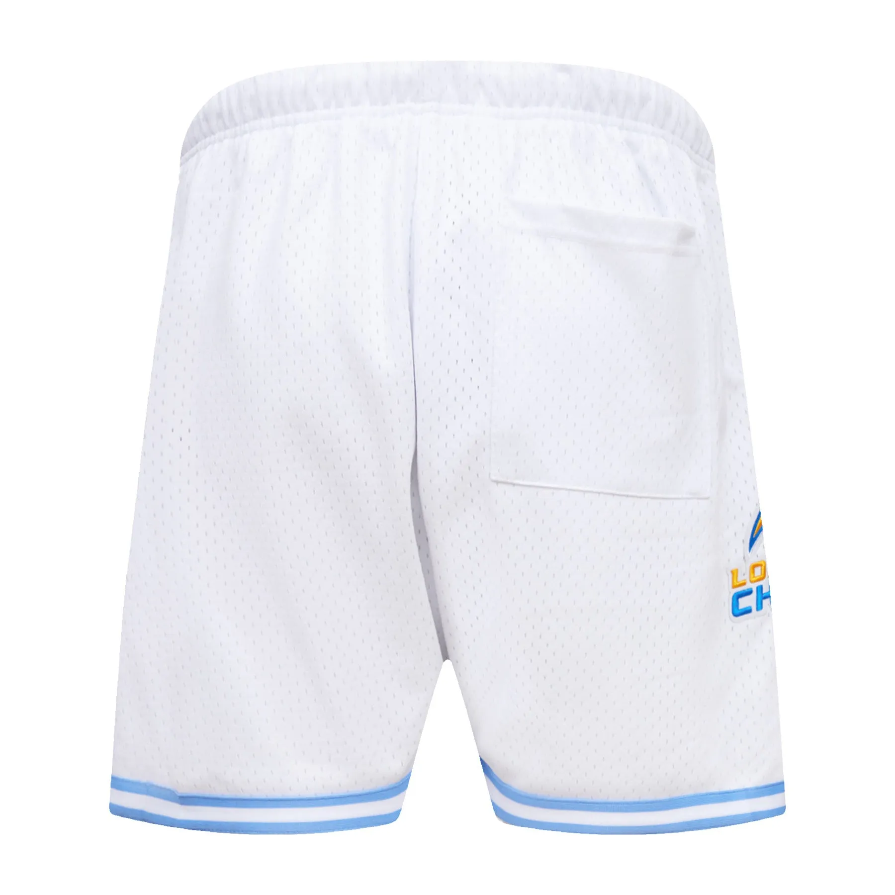 NFL LOS ANGELES ARGERS MEN'S MESH SHORT (WHITE / UNIVERSITY BLUE)