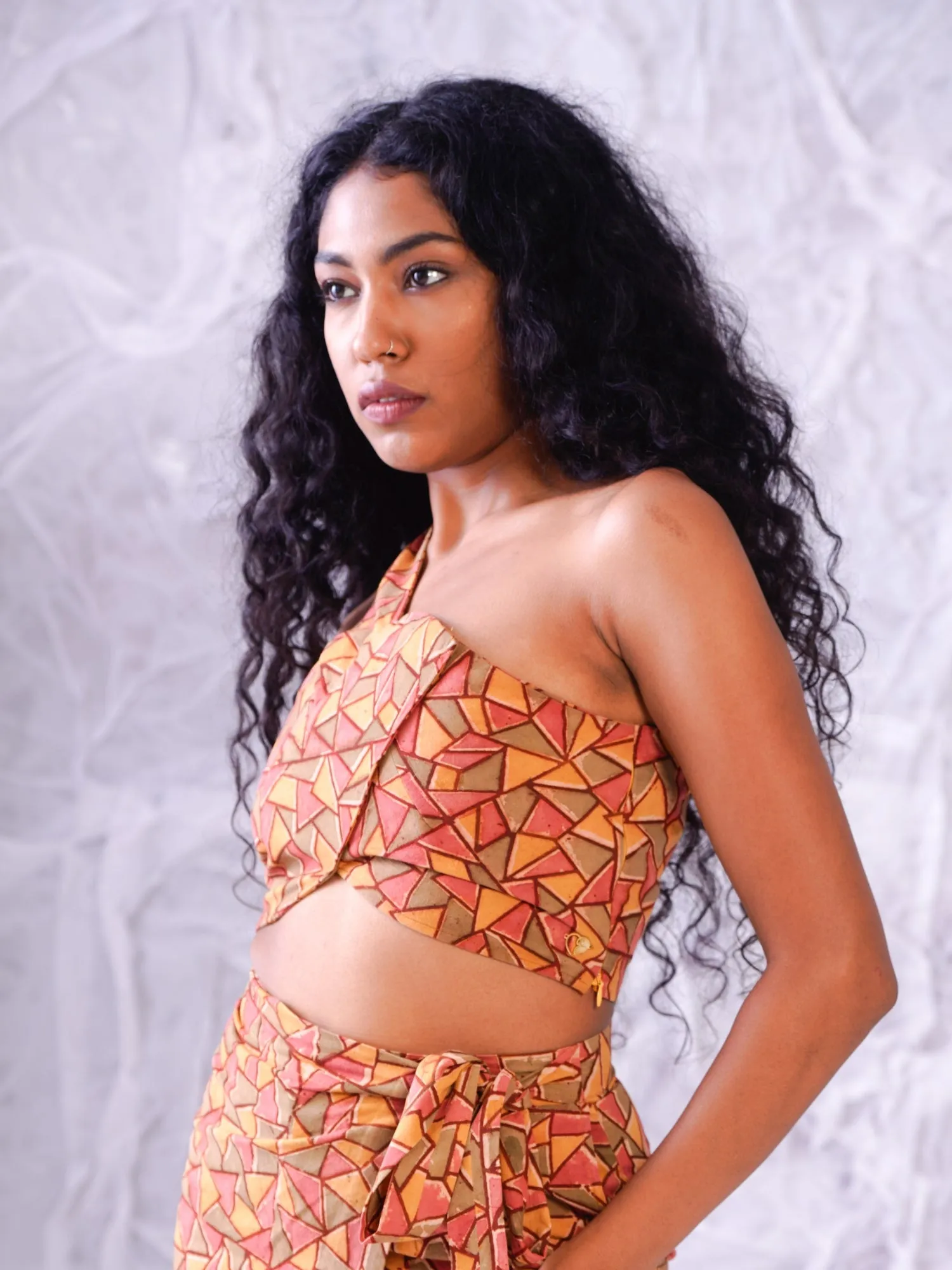 One shoulder bralette top