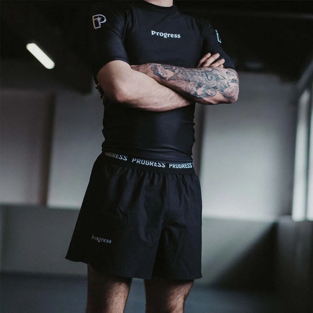 Progress Academy Rash Guard Black