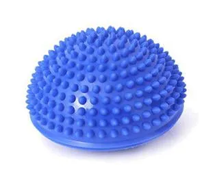 PVC Inflatable Half Yoga Balance Balls Massage Point Fit ball Exercises Trainer Stabilizer GYM Pilates Fitness Ball Pod