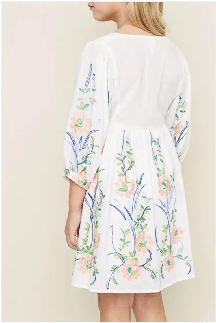 Sophie Embroidered Floral Dress