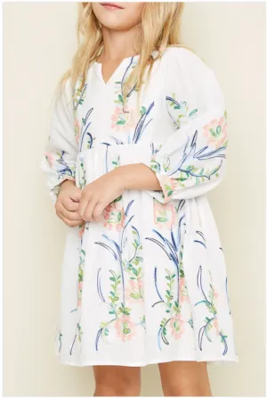 Sophie Embroidered Floral Dress