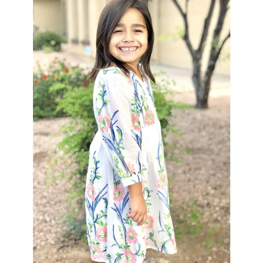 Sophie Embroidered Floral Dress