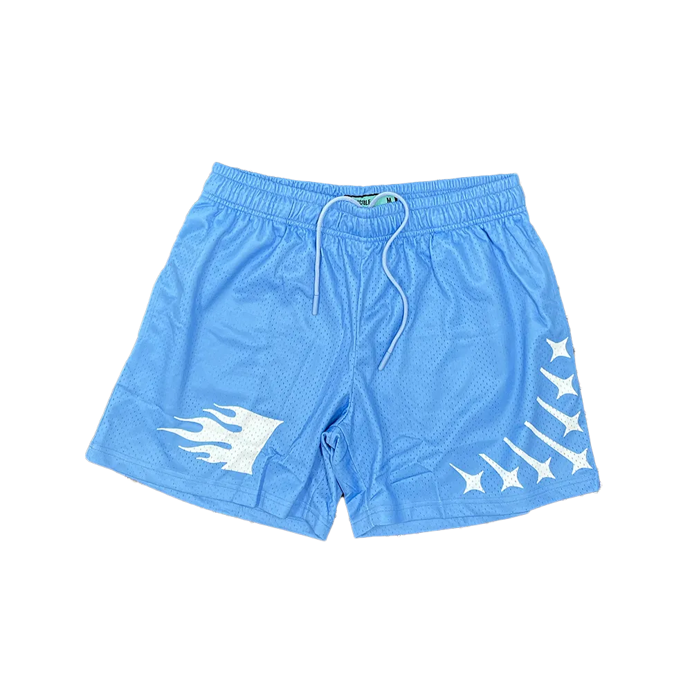 Staple Mesh Shorts Light Blue