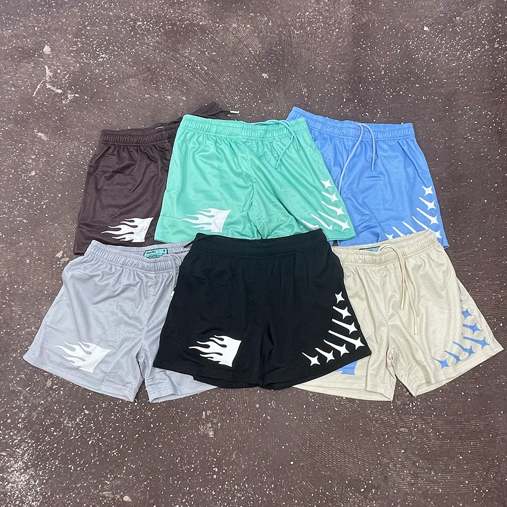 Staple Mesh Shorts Light Blue
