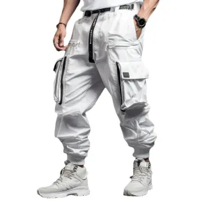 Streetwear White Cargo Pants
