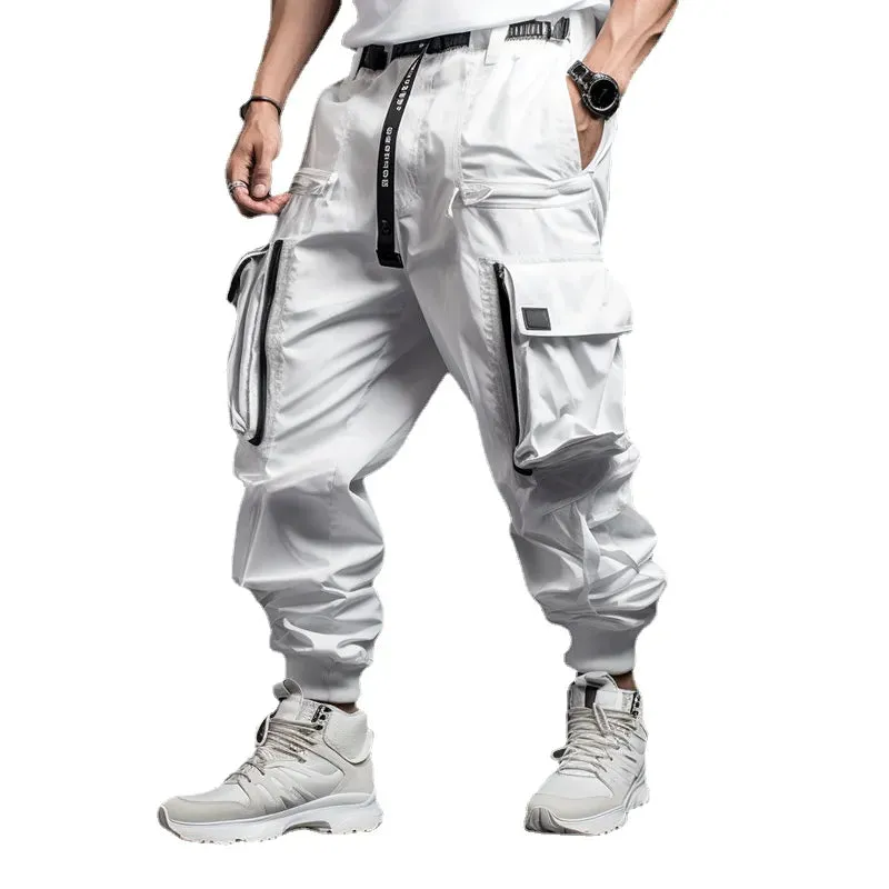 Streetwear White Cargo Pants