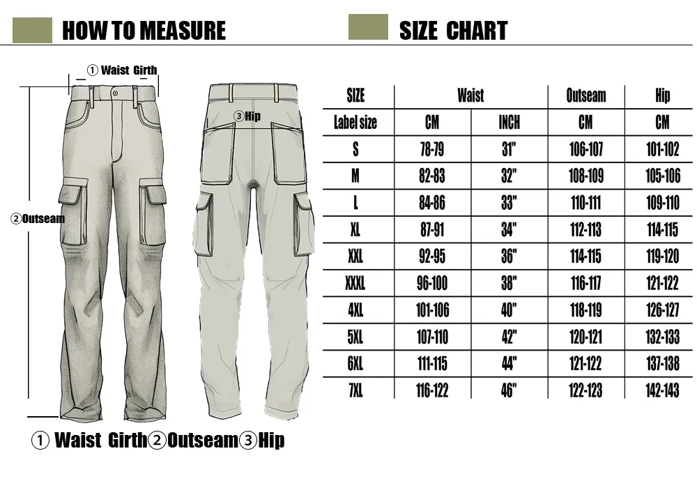 Streetwear White Cargo Pants