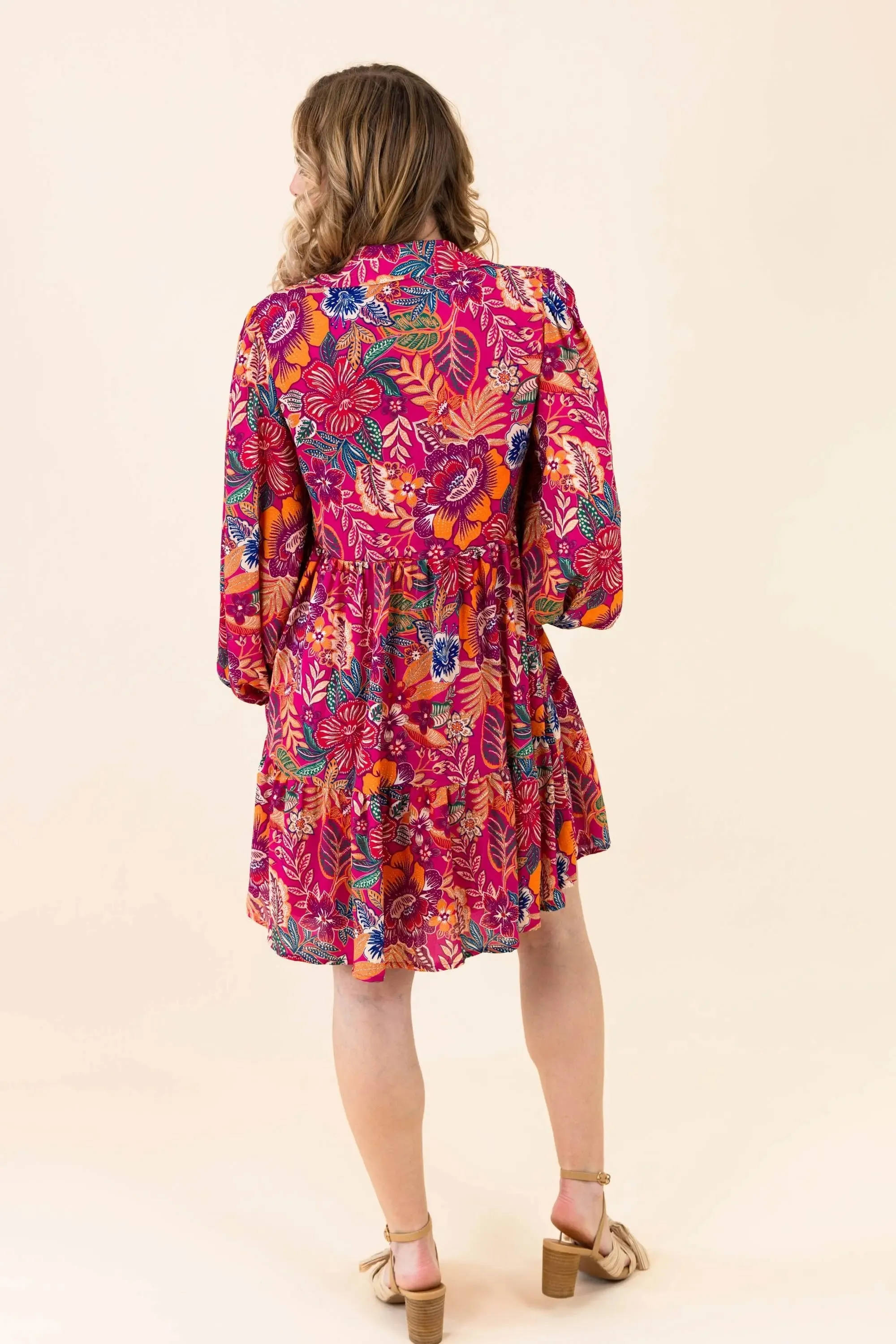 Sway with the Blossoms Mini Dress