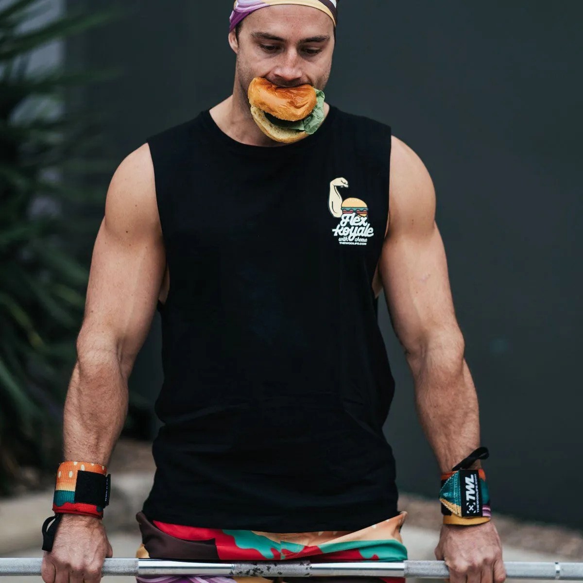 The WOD Life - UNISEX MUSCLE TANK - FLEX ROYALE WITH CHEESE