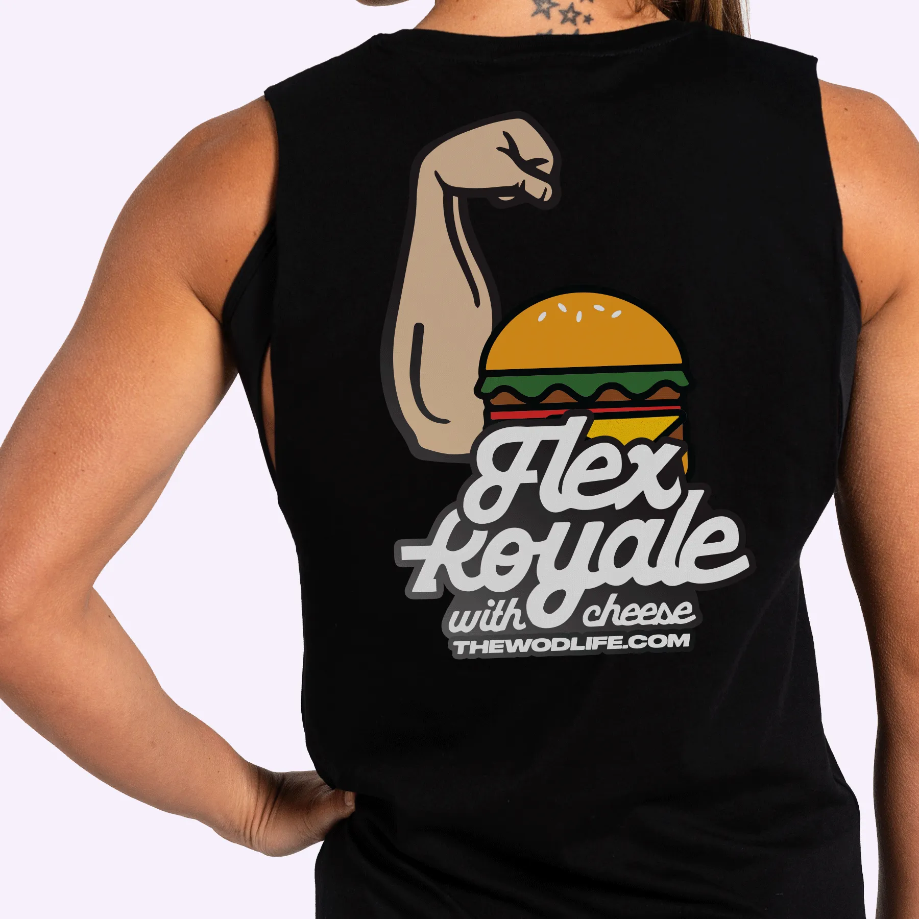 The WOD Life - UNISEX MUSCLE TANK - FLEX ROYALE WITH CHEESE