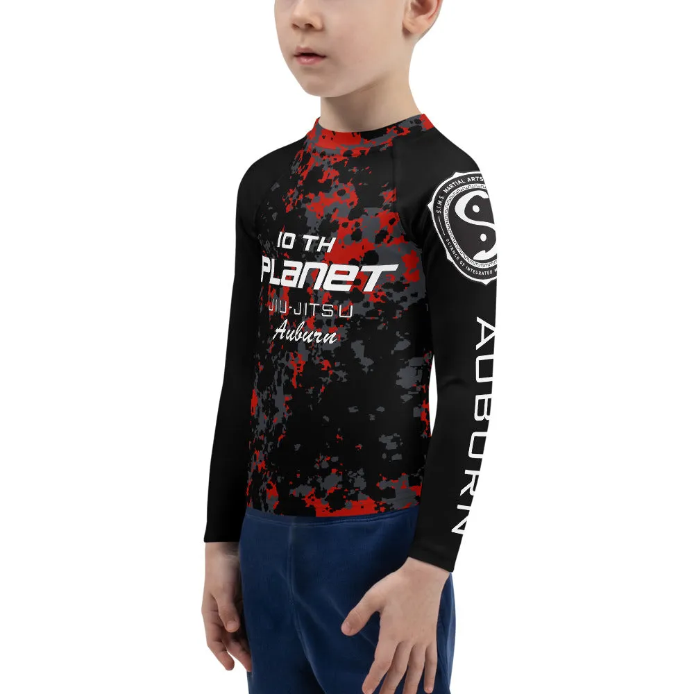 Tiny Tigers Rash Guard Digital Camo - Sizes 6 - 6X