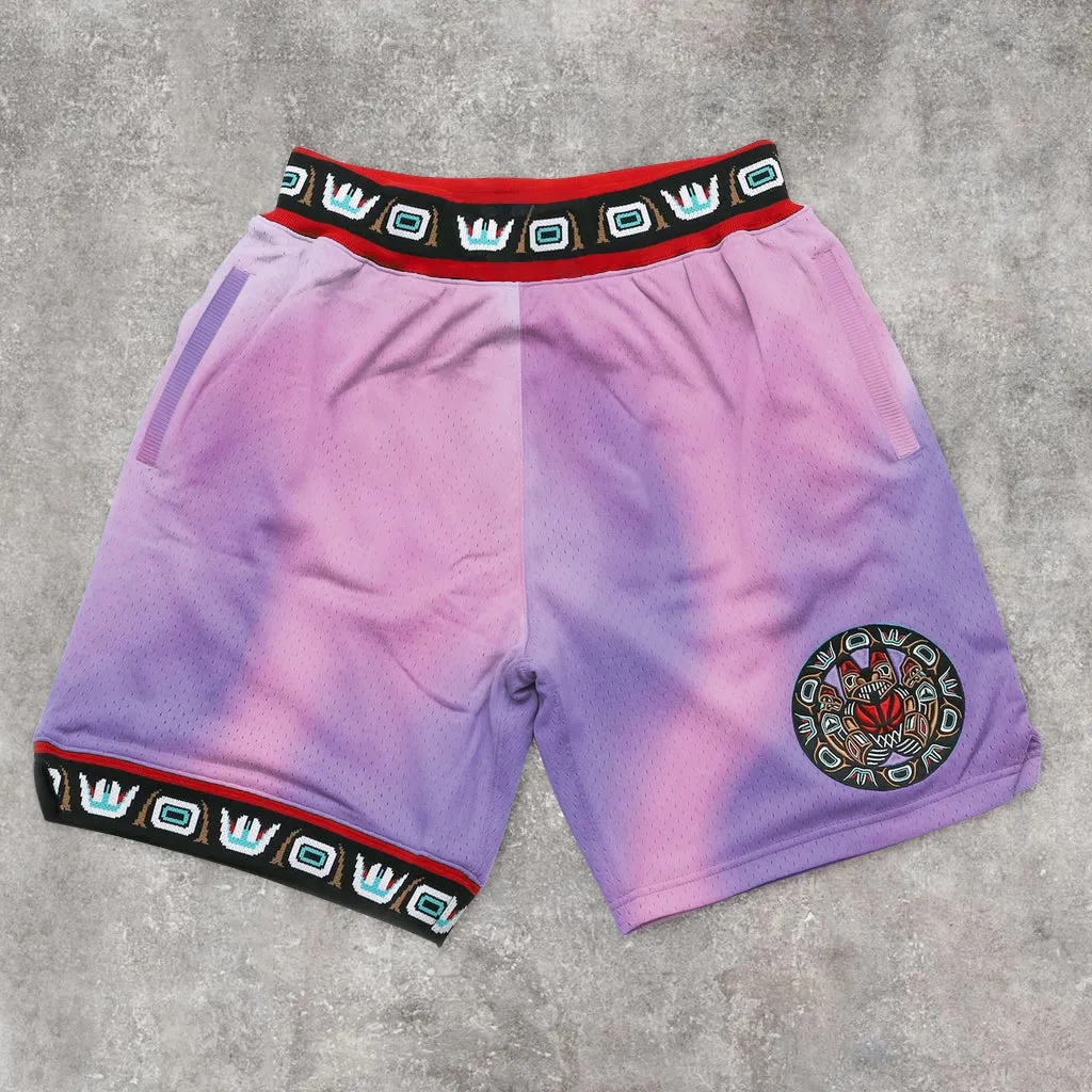 Trendy sports mesh street shorts