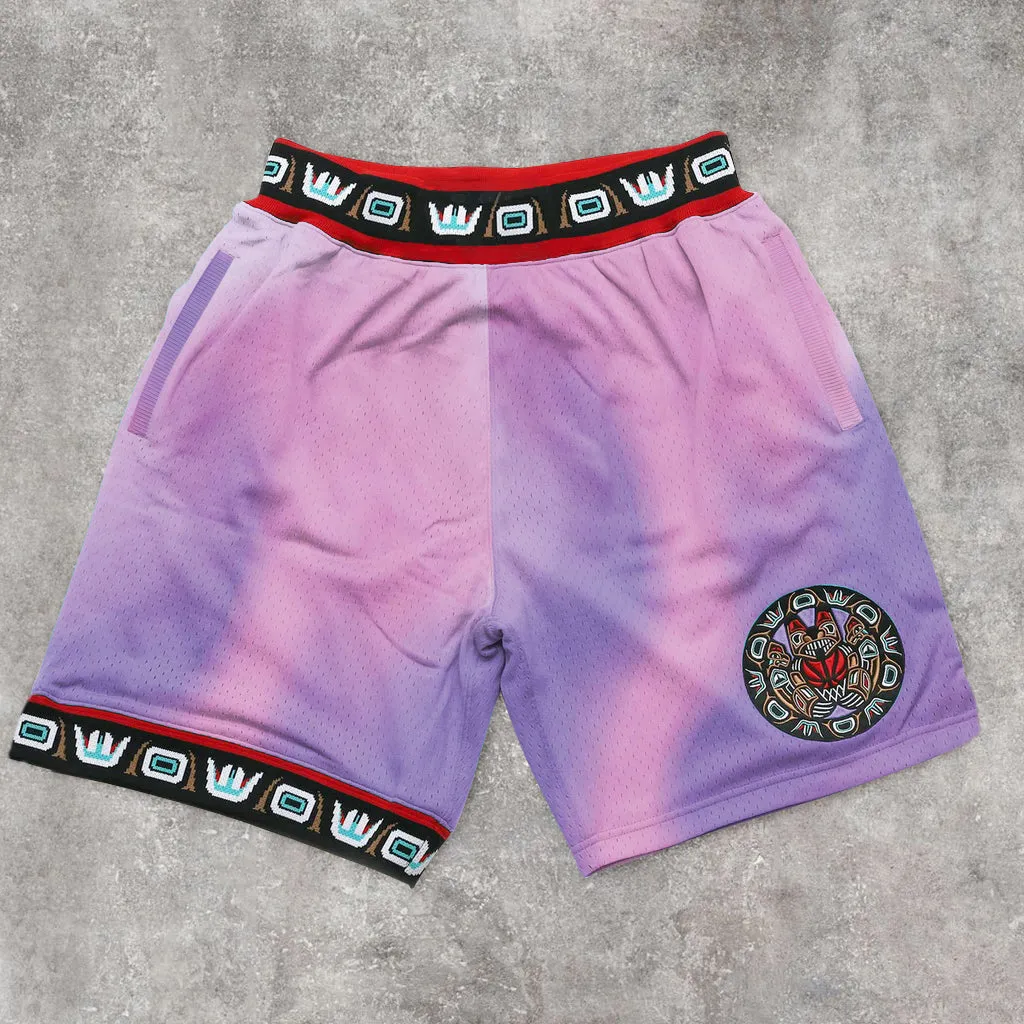 Trendy sports mesh street shorts