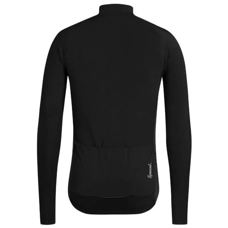 Unisex Solid Color Long Sleeve Cycling Jersey