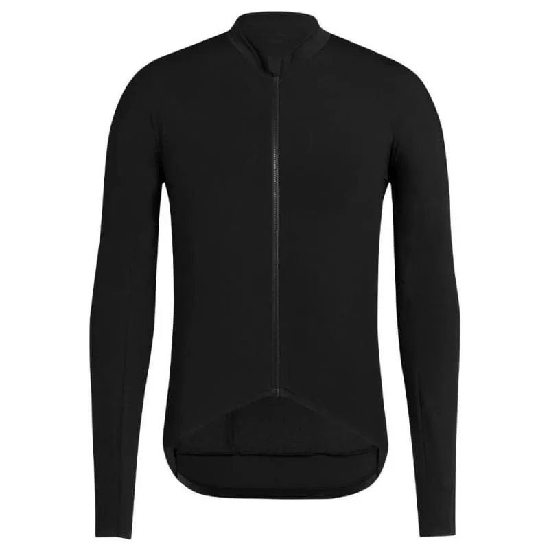 Unisex Solid Color Long Sleeve Cycling Jersey