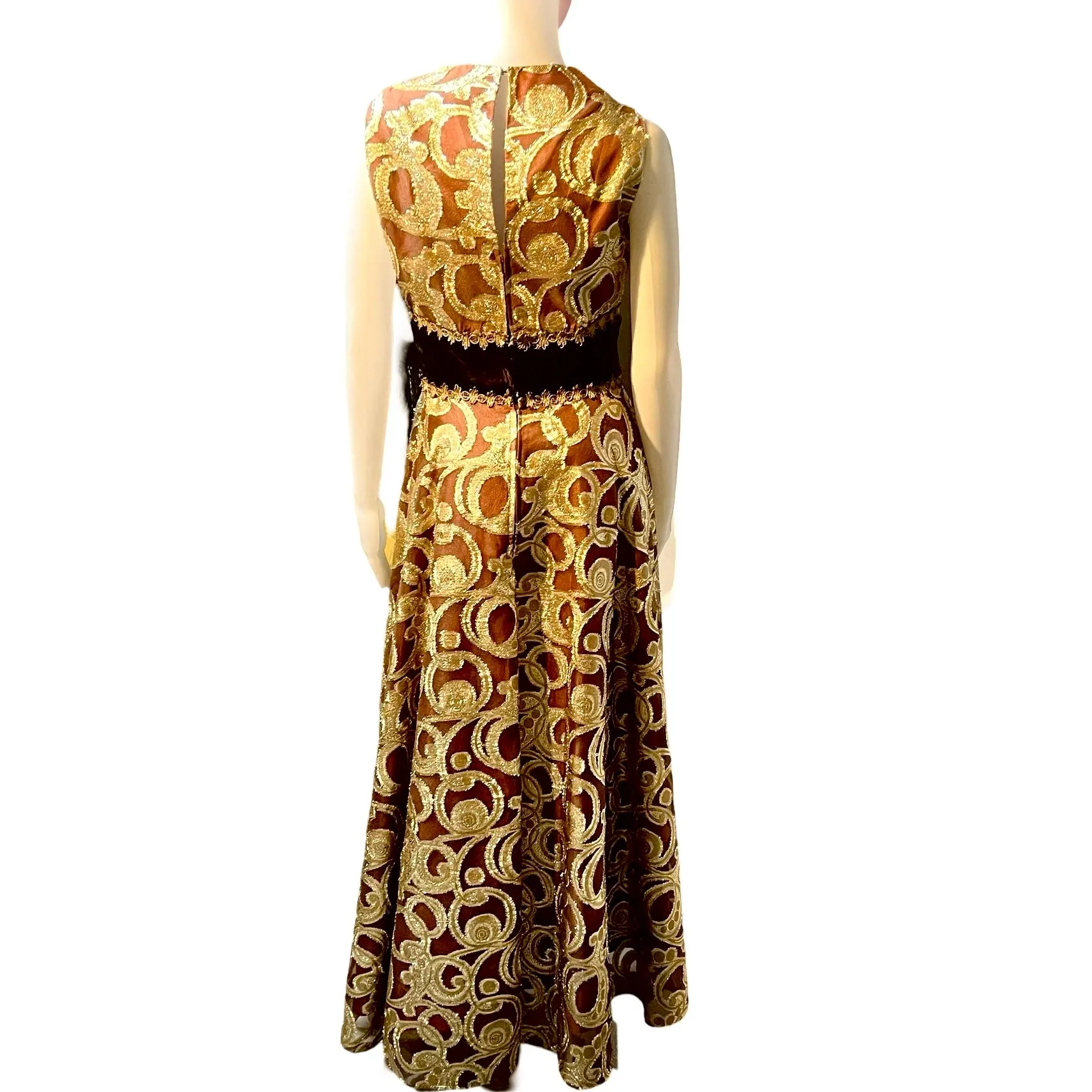 Vintage 1960s Floor-Length Formal Gown