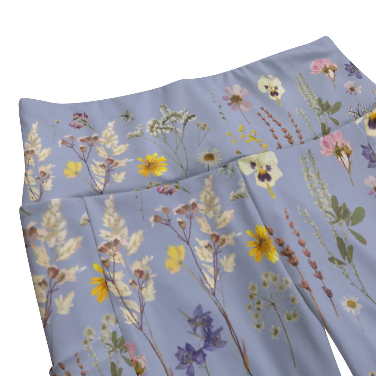 Wildflowers Lilac High Waist Leggings With Side Pockets up to 6 XL