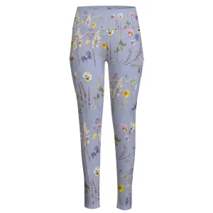 Wildflowers Lilac High Waist Leggings With Side Pockets up to 6 XL