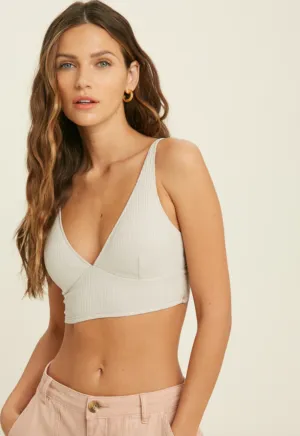 WL Lace Back/Rib Bralette