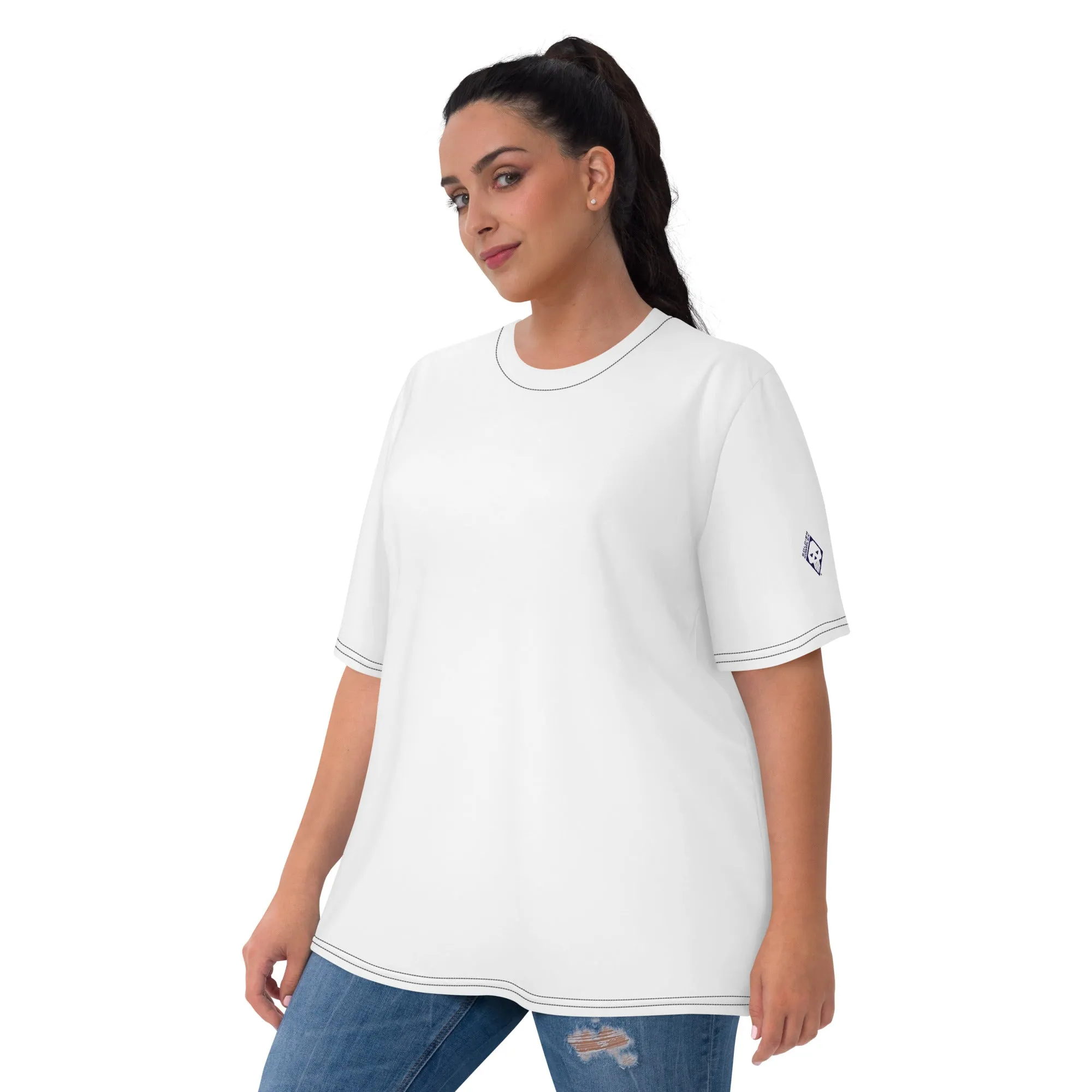 Women's BJJ Rash Guard - Short Sleeves with Solid Color Comfort - Snow