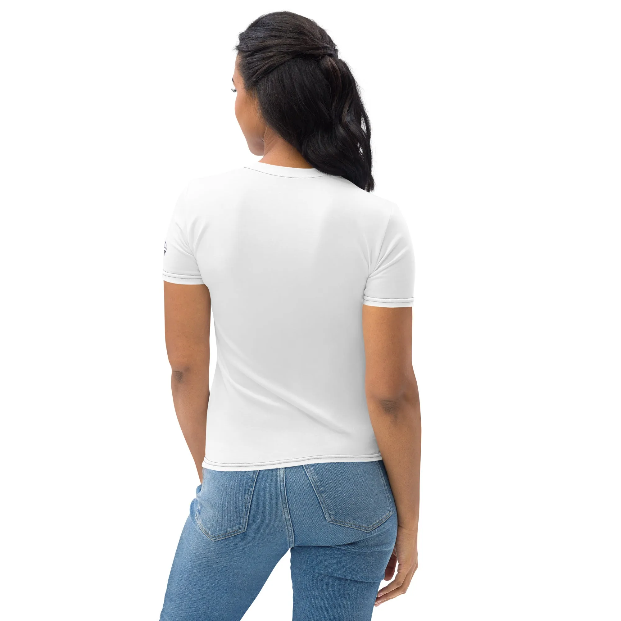 Women's BJJ Rash Guard - Short Sleeves with Solid Color Comfort - Snow