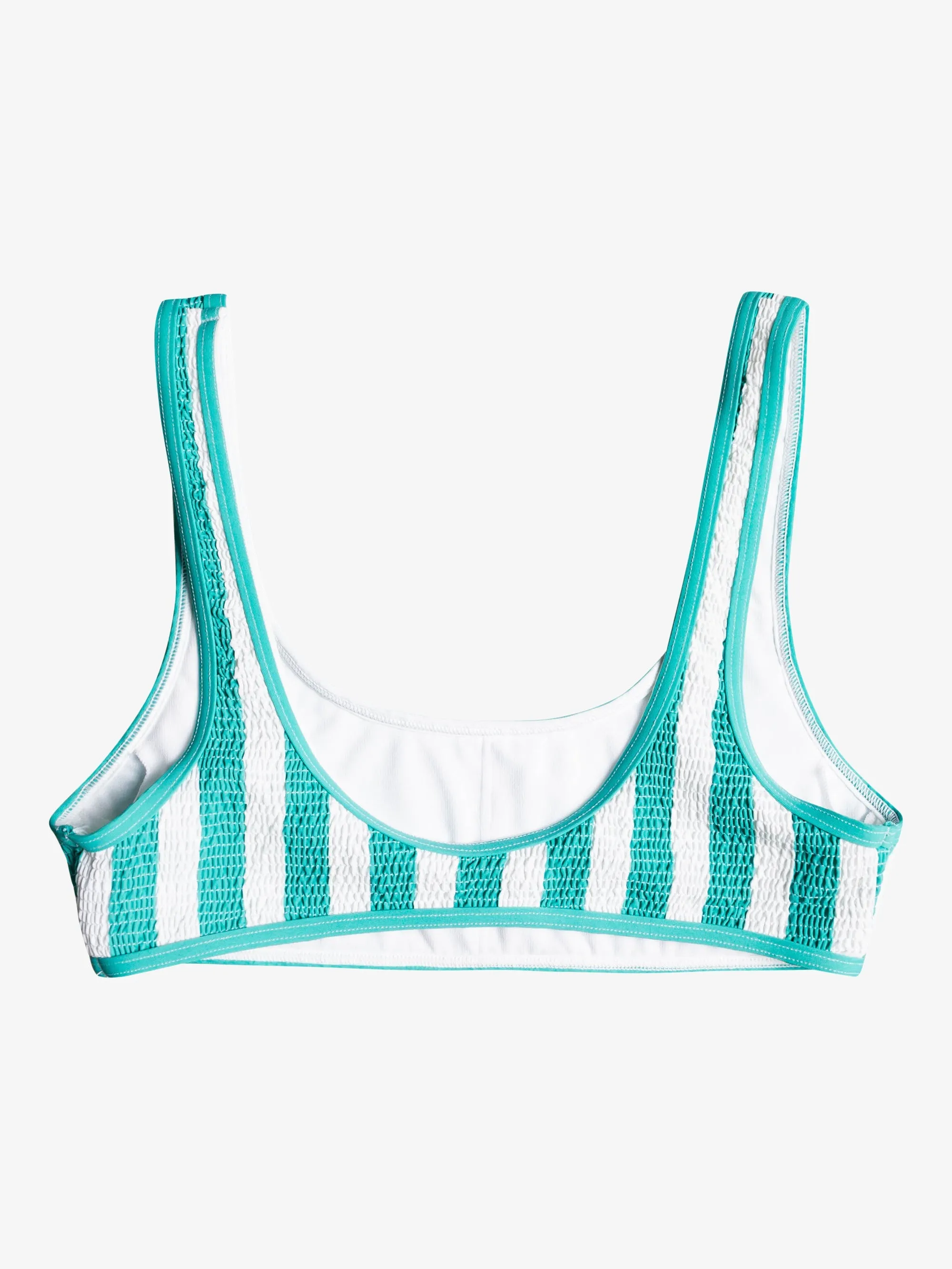 Womens Blossom Babe Smocked Bralette Bikini Top