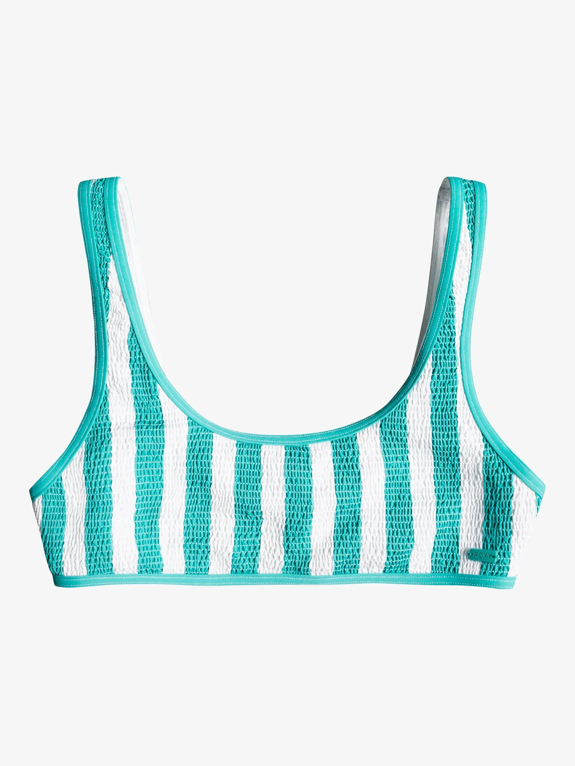 Womens Blossom Babe Smocked Bralette Bikini Top