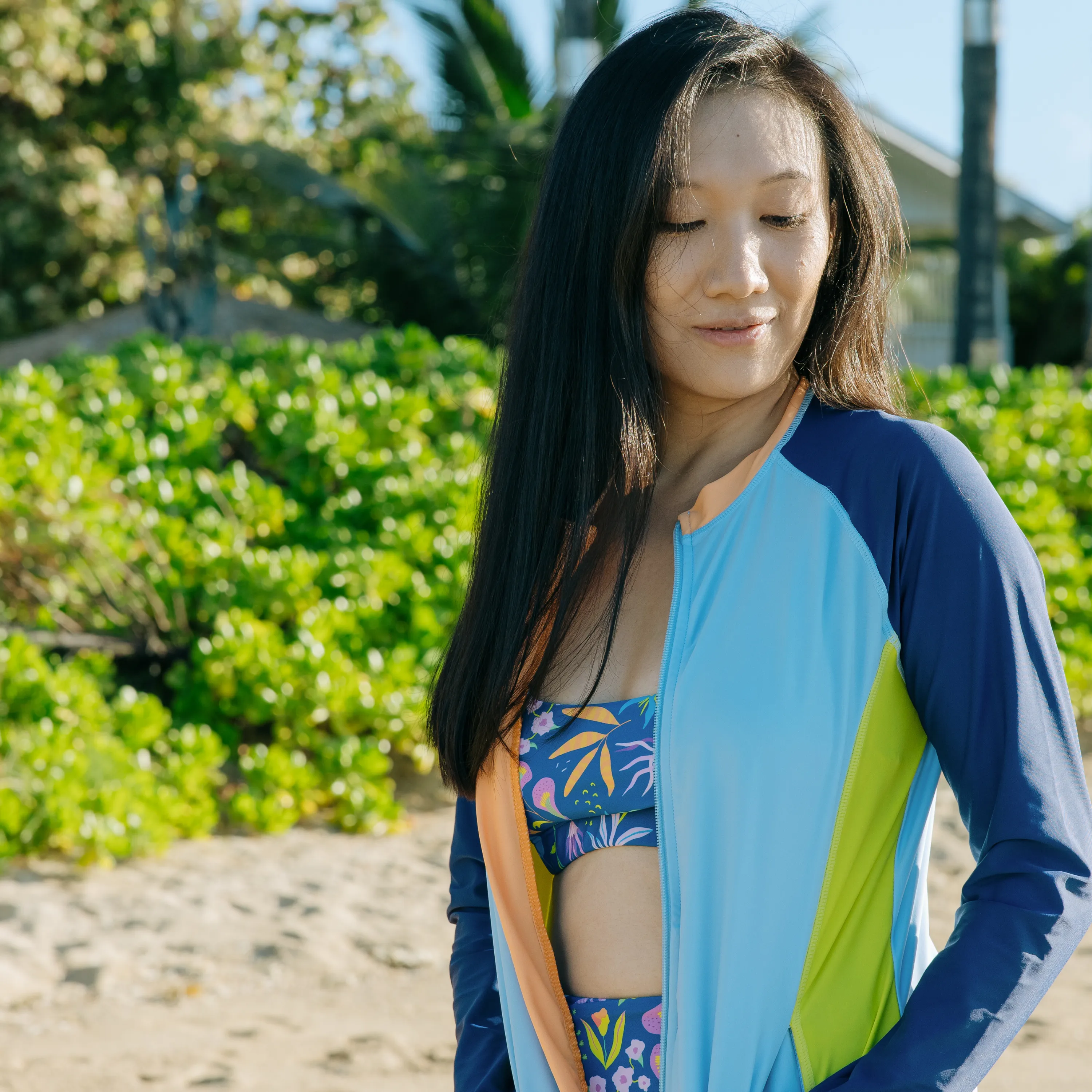 Women's Scoop Neck Bikini Top | "Tropadelic"