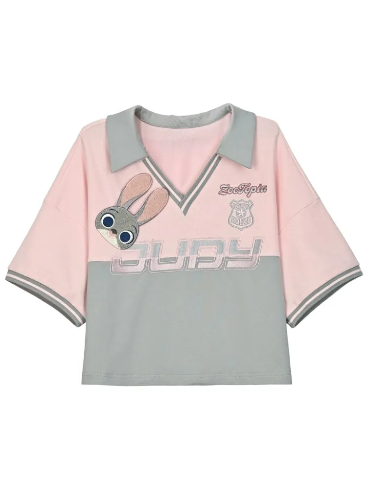 Zootopia Judy Nick Crop Tops